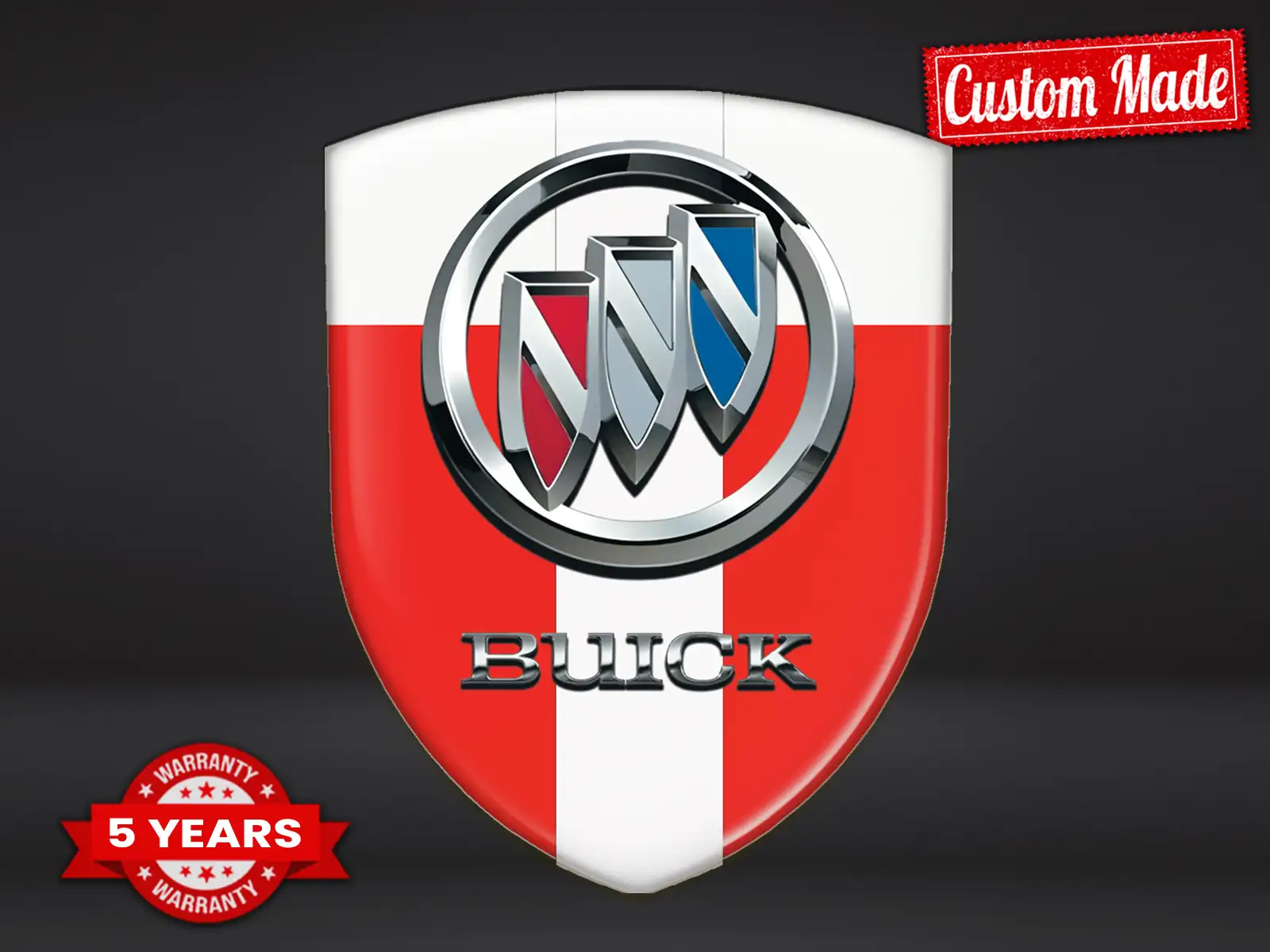 Buick Heckscheibensticker Stabil Minimal Design Auto